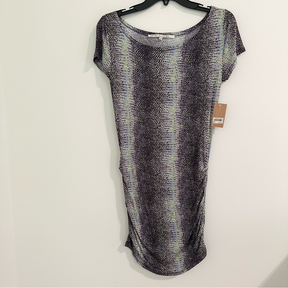 Rachel Roy Multicolor Snake Skin Patterned Bodycon Dress Women's Small NWT NEW